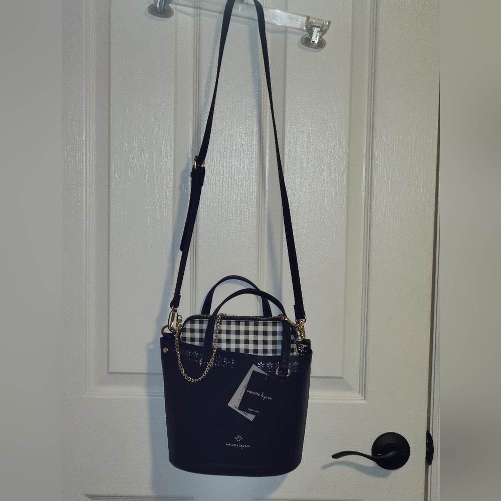 NWT Nanette Lepore Blair bag-in-bag Satchel handbag *610.2